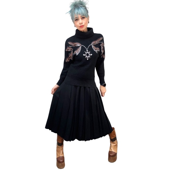 Vintage Sweaters - Vintage beaded sweater